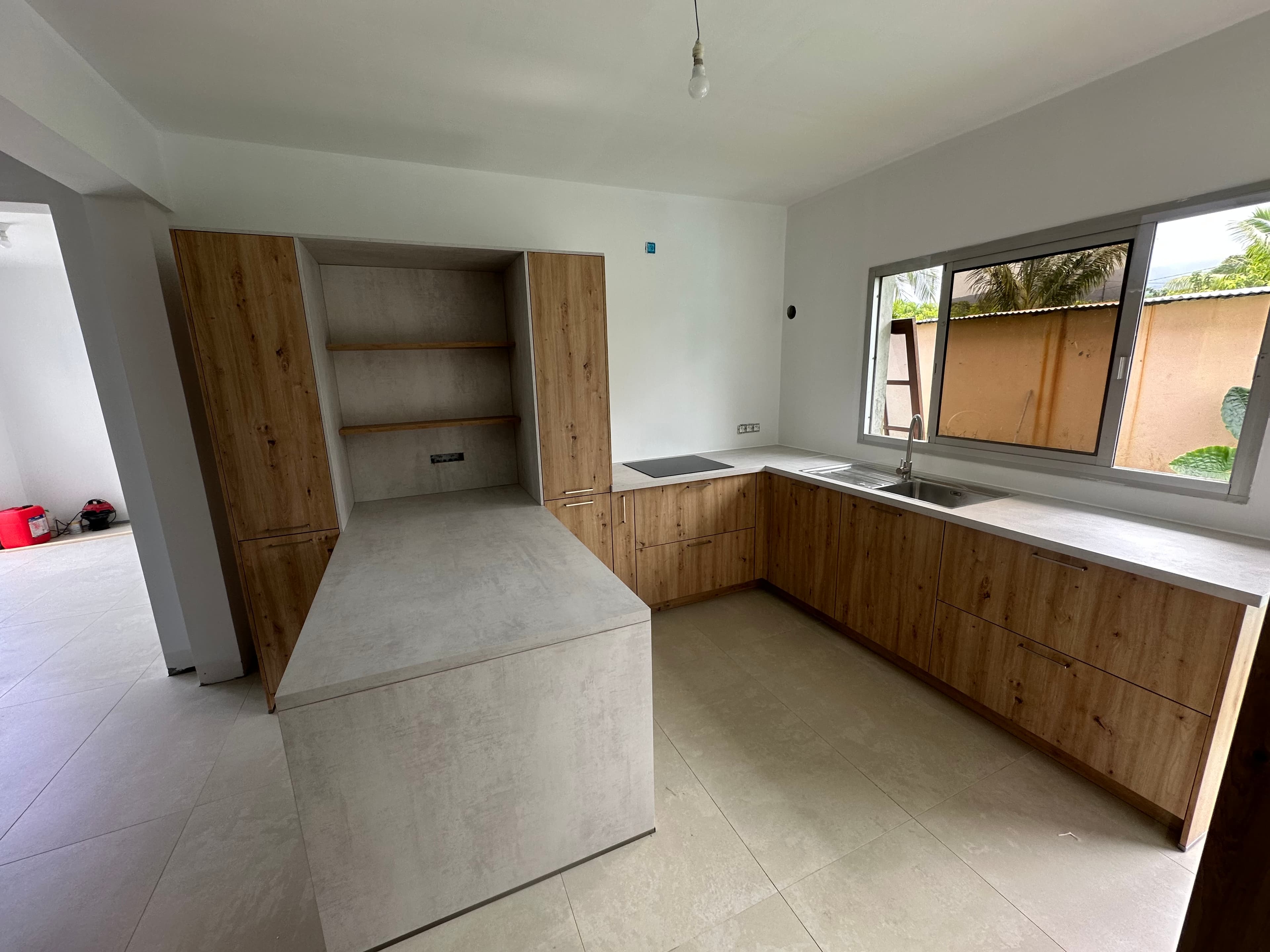 Bois brut & béton